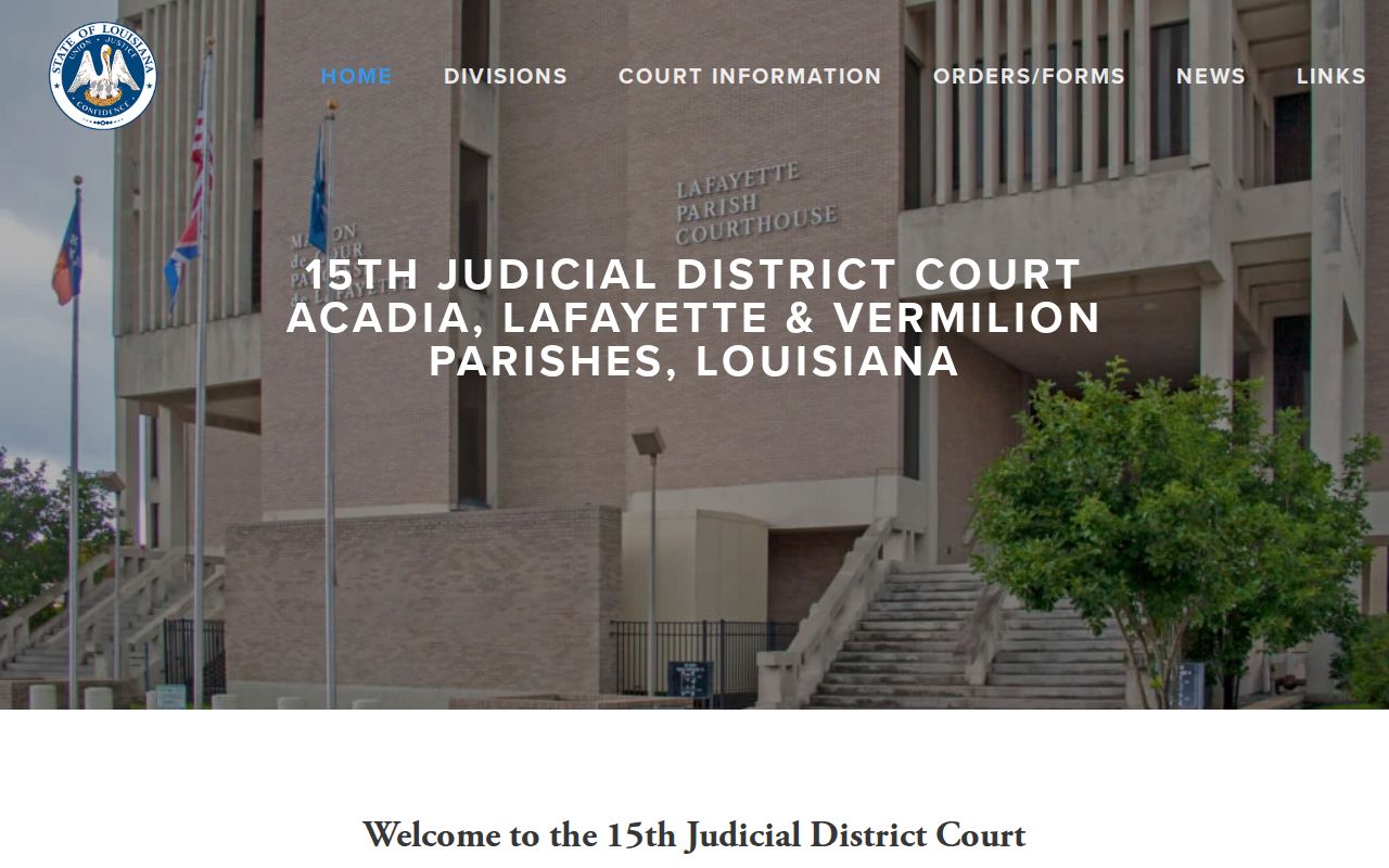 Eunice court docket route to Fifteenth Judicial District Court records